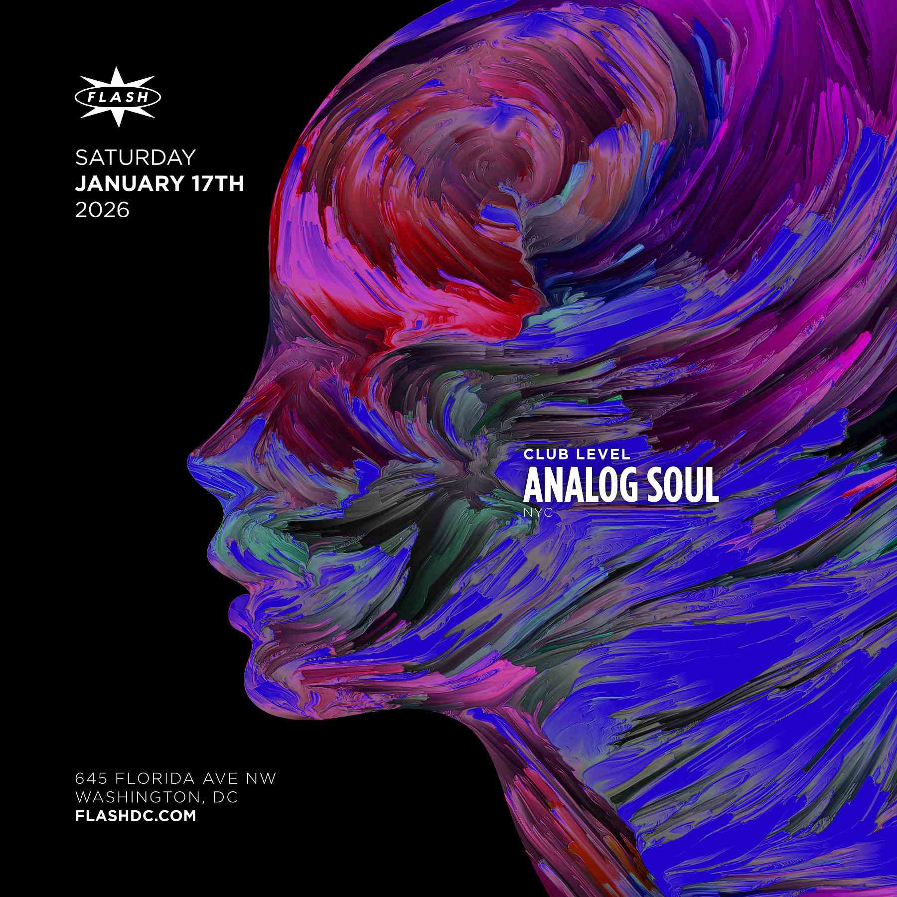 Analog Soul event flyer