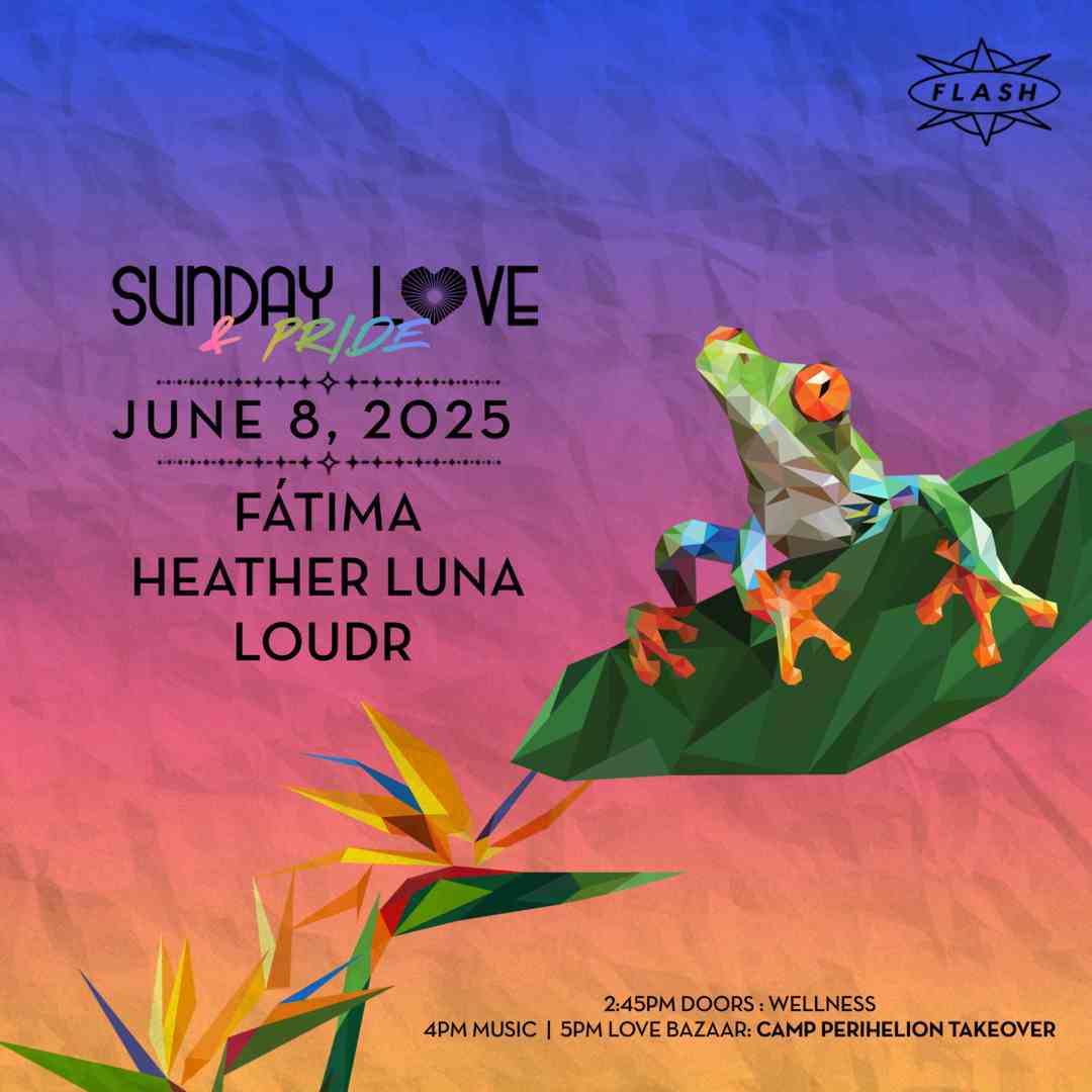 Sunday Love x Pride: Fátima - Heather Luna - LOUDR event flyer