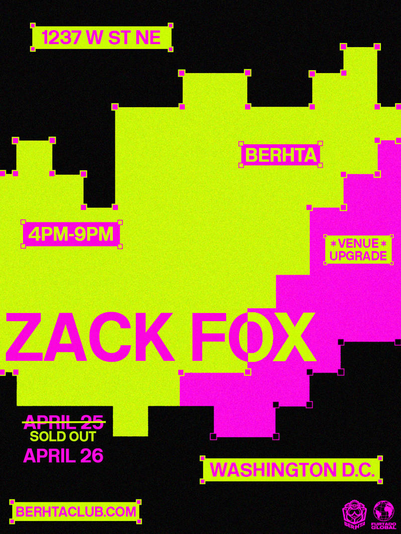 Zack Fox event flyer