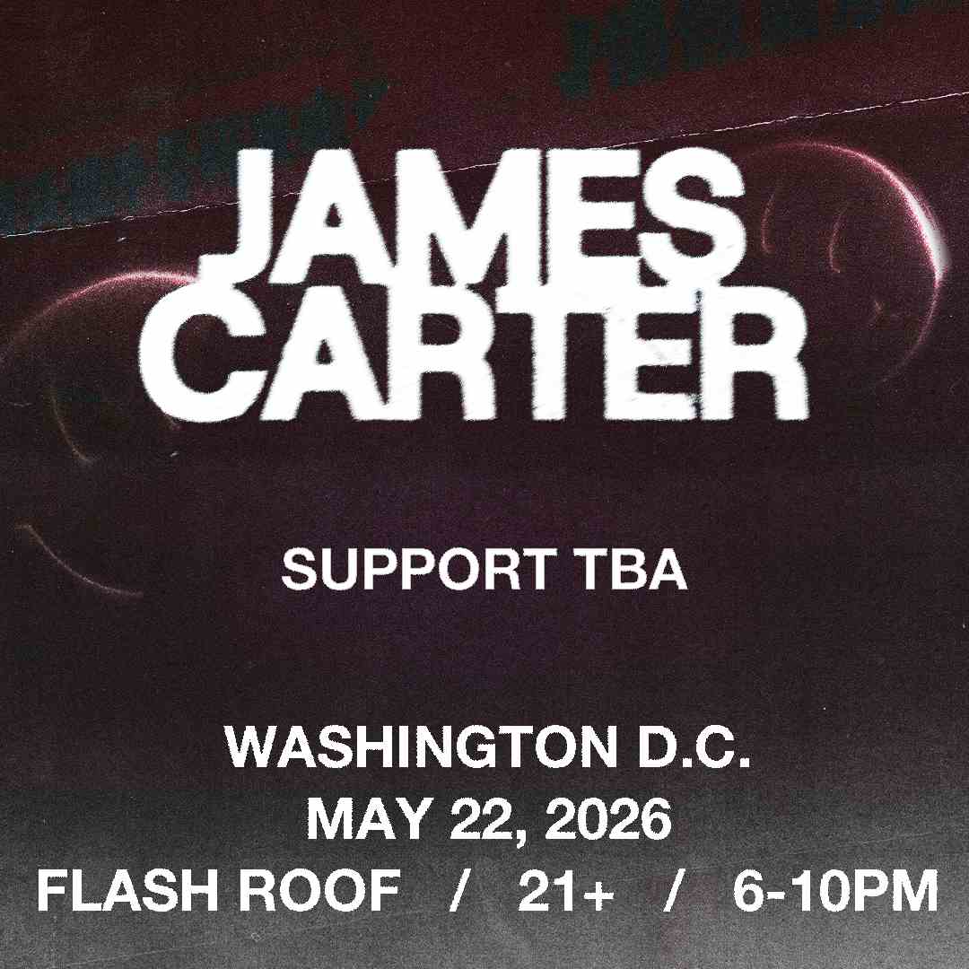 Sessions presents: James Carter event flyer
