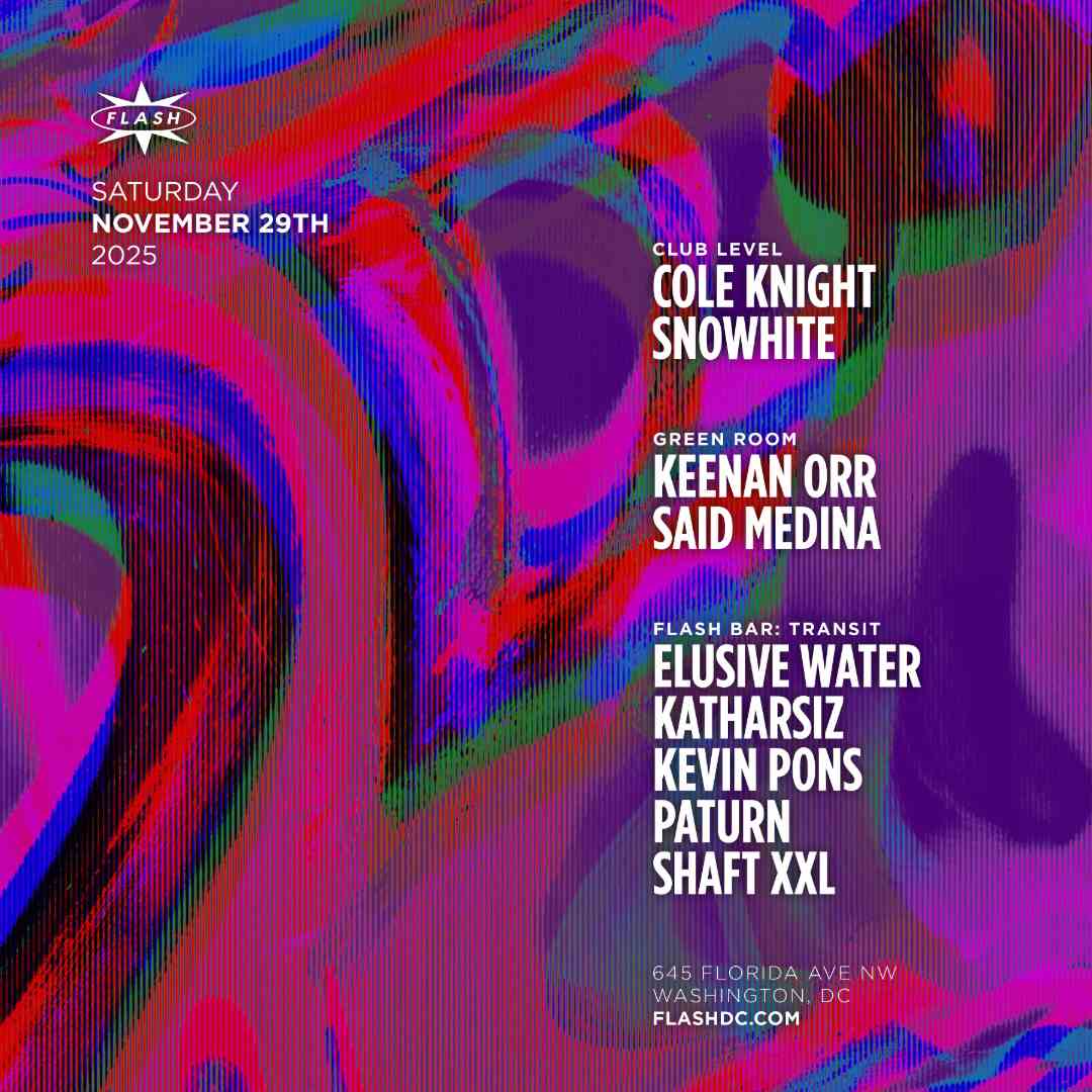 Cole Knight event flyer