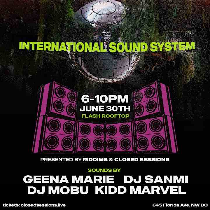 International Sound System Volume 2 event flyer