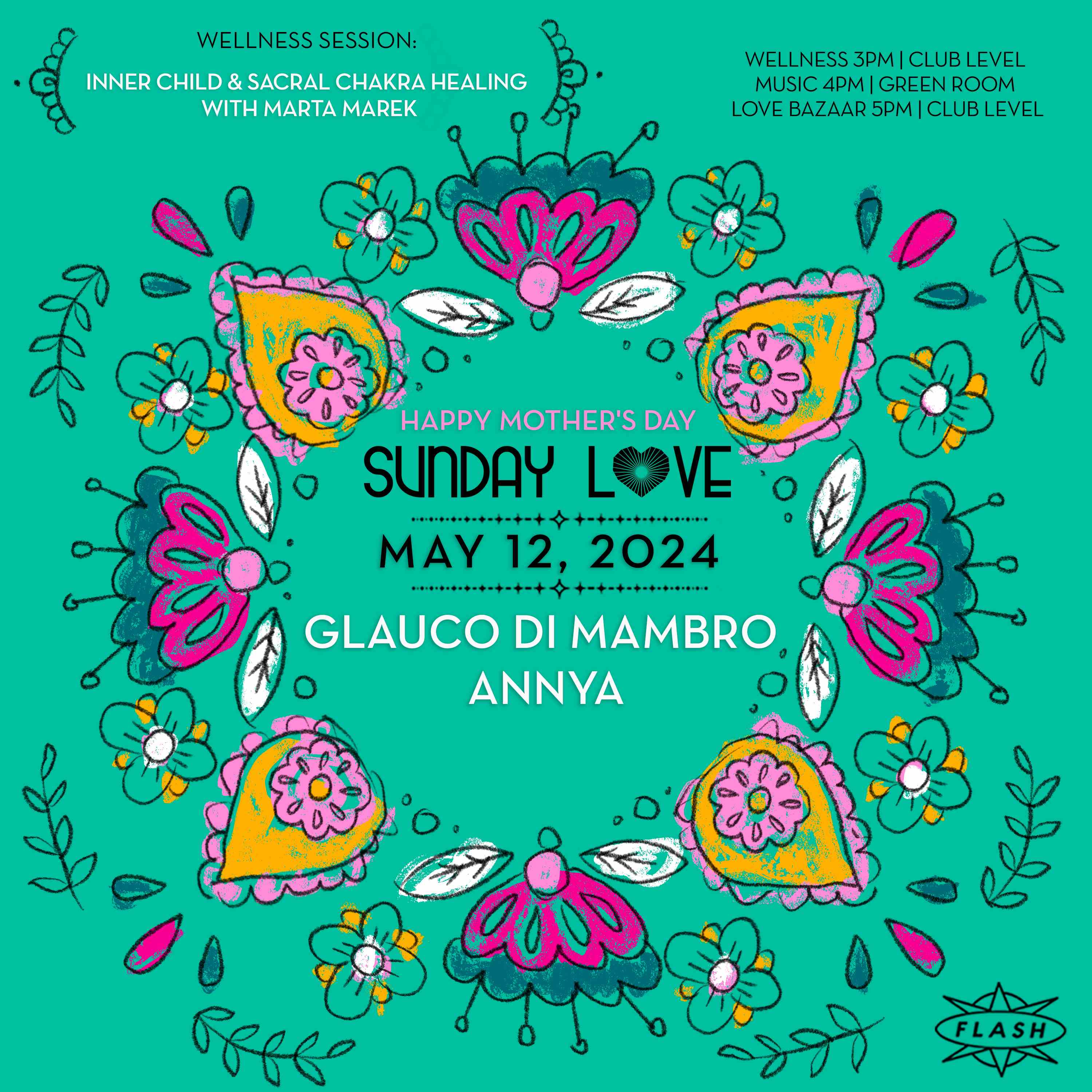 Sunday Love: Glauco Di Mambro - ANNYA event flyer