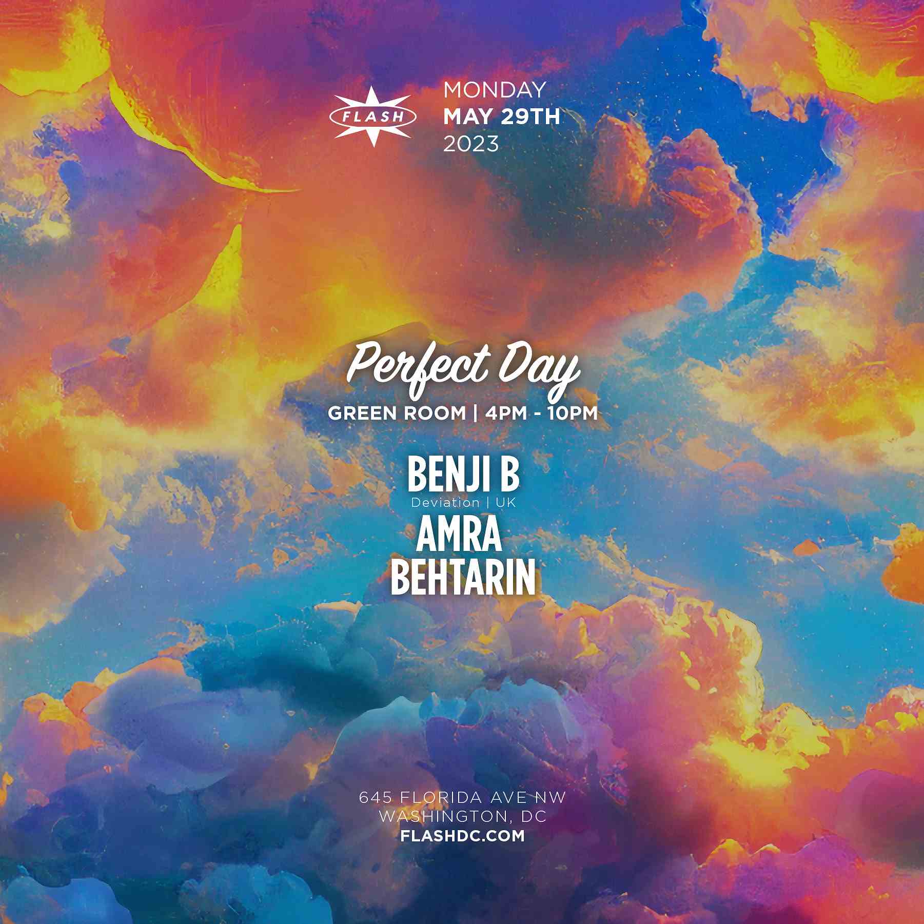 Event image for Perfect Day: Benji B - Amra - BehTarin