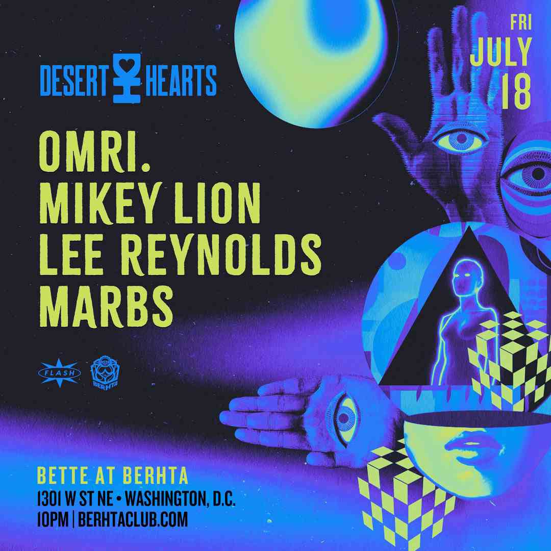 Desert Hearts at BERHTA event flyer