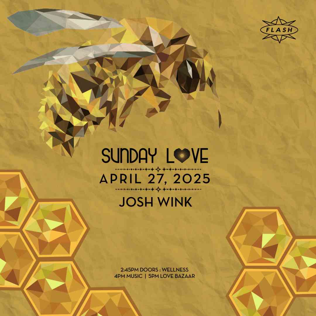 Sunday Love: Josh Wink - Aaron Sparks event flyer