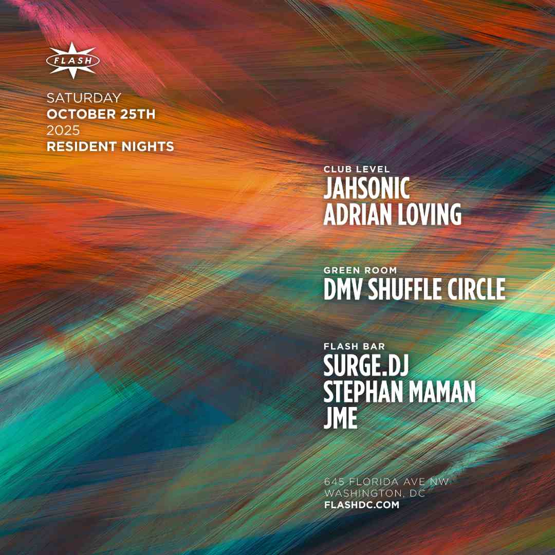 Resident Nights: Jahsonic - Adrian Loving event flyer