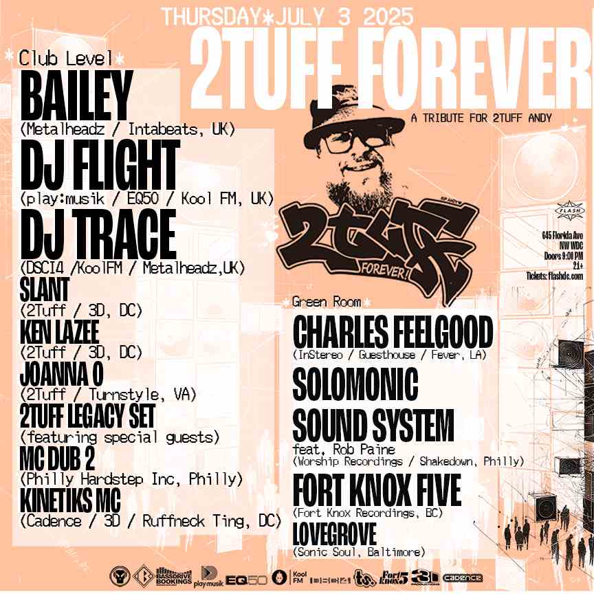 2Tuff Forever: Tribute for 2Tuff Andy event flyer