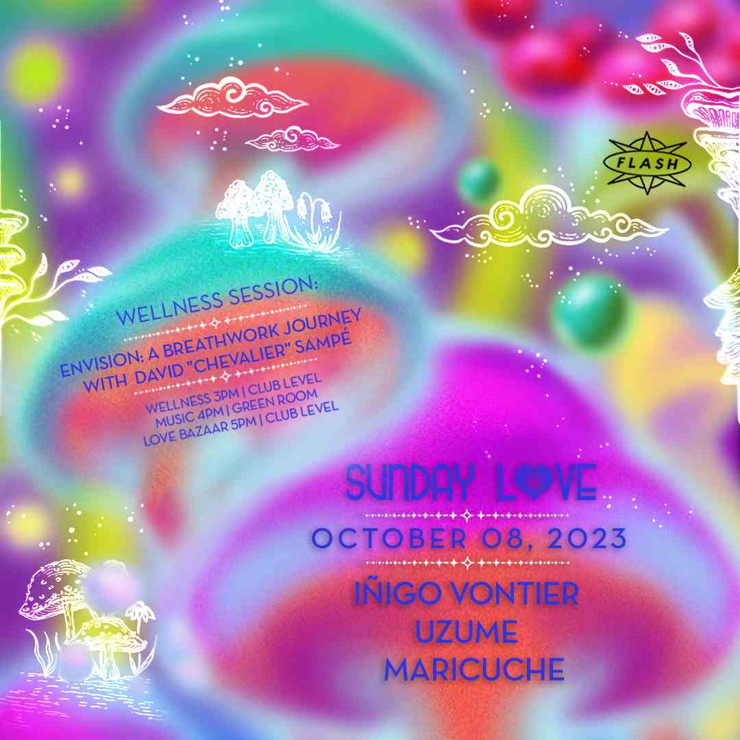 Sunday Love: Iñigo Vontier - Uzume - Maricuche event flyer