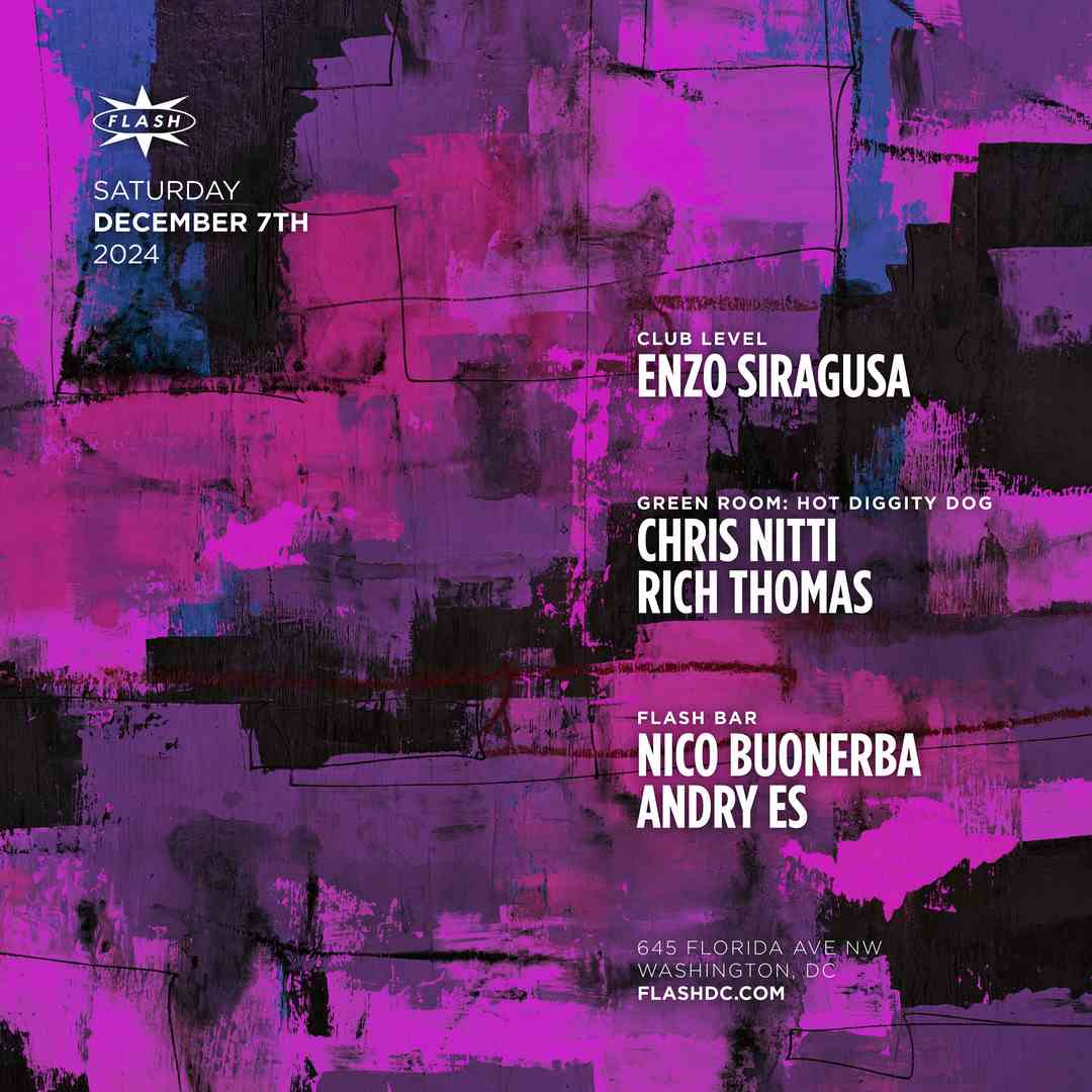 Enzo Siragusa event flyer