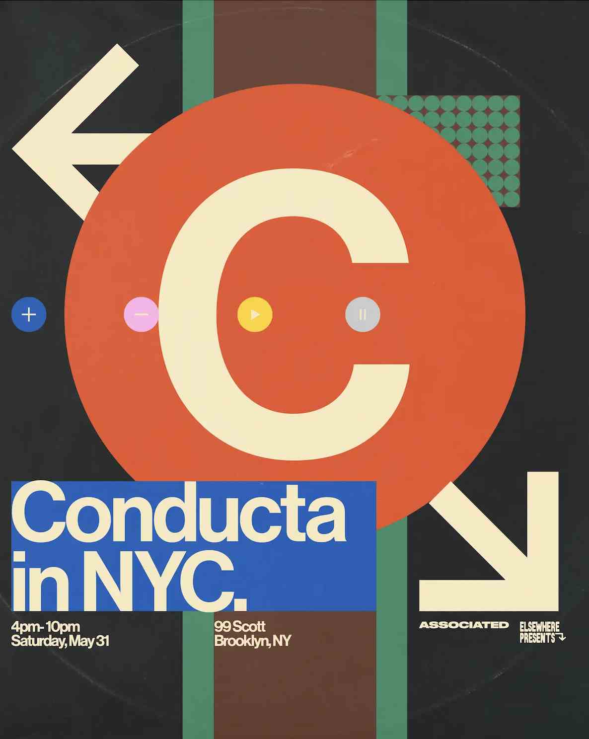 Conducta in NYC event flyer