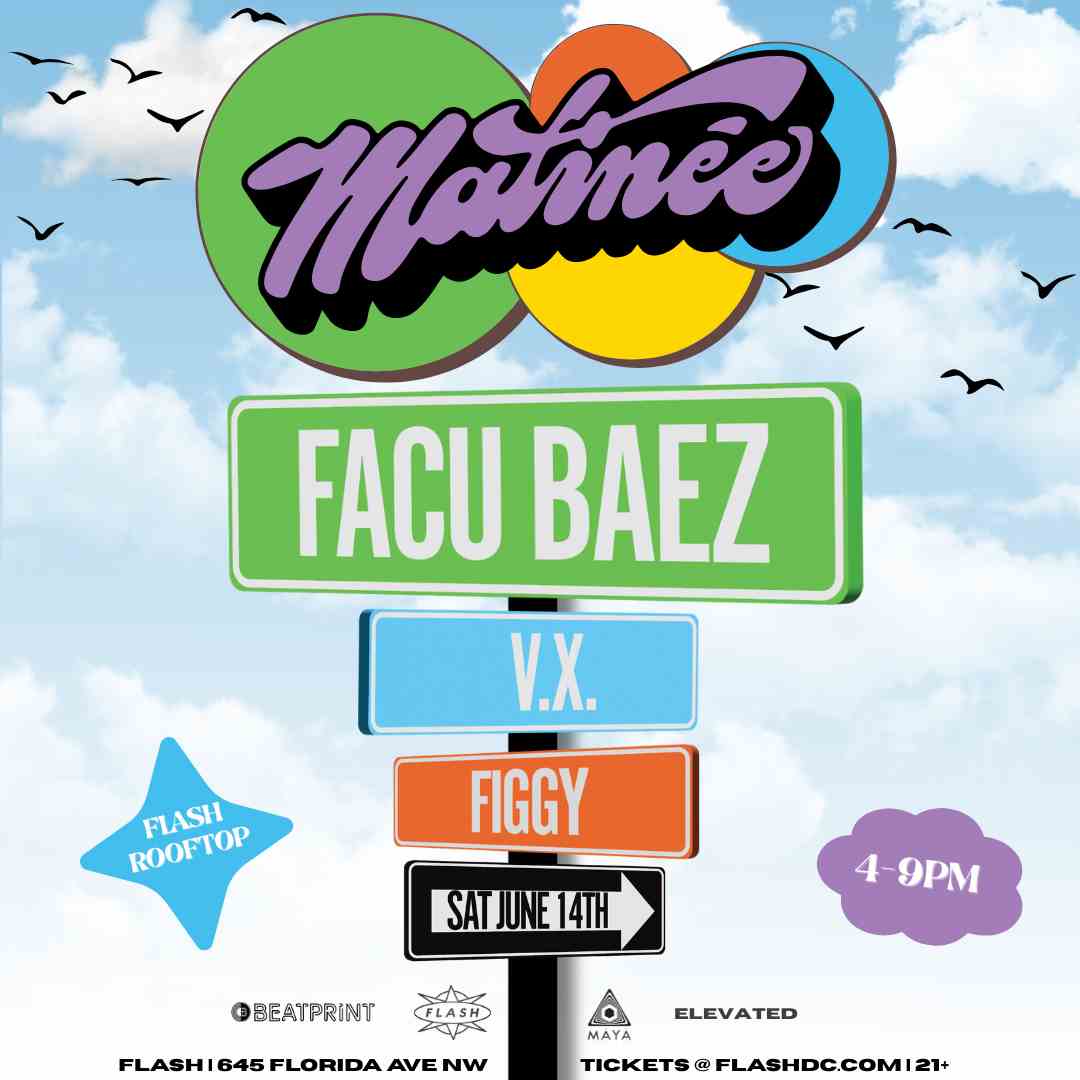 Matinée Day Party: Facu Baez - V.X - Figgy event flyer