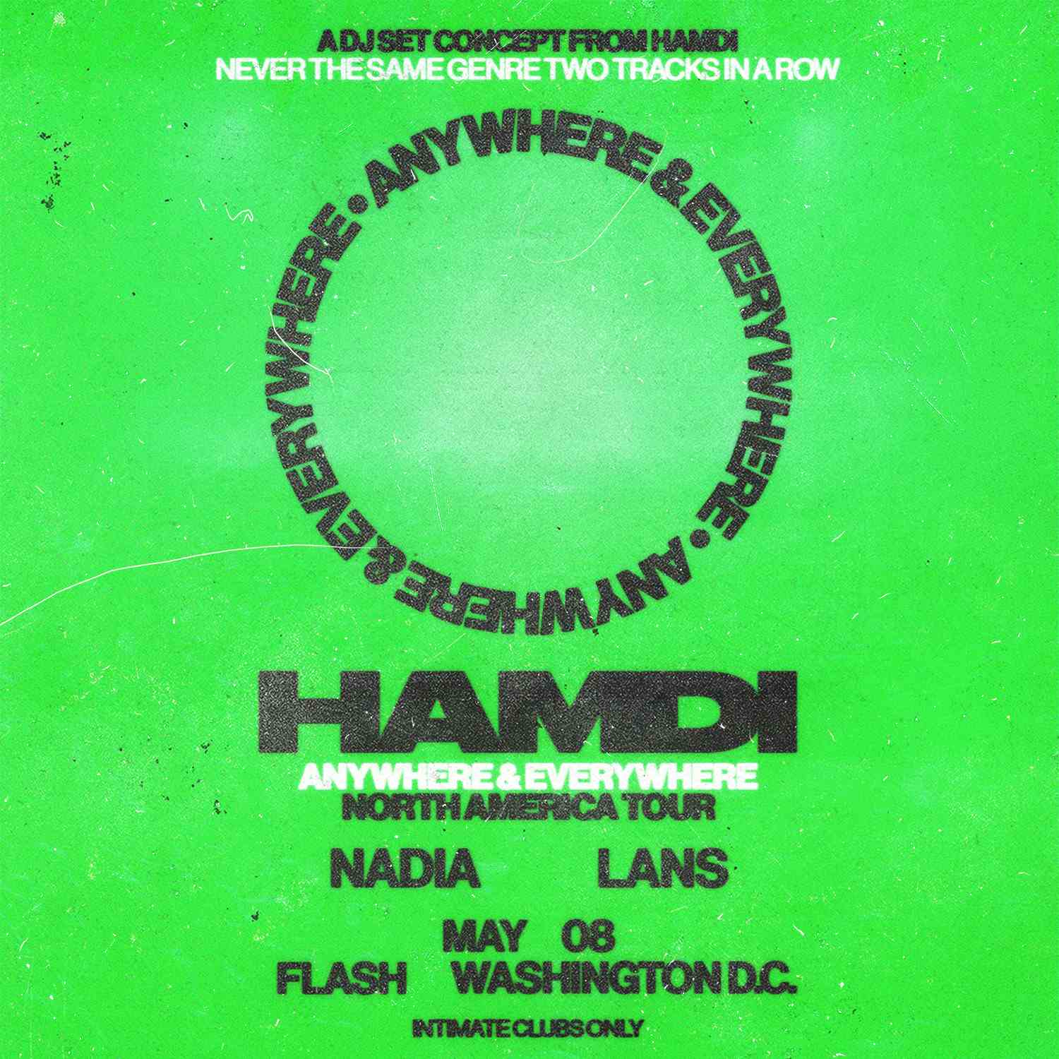 Hamdi event flyer
