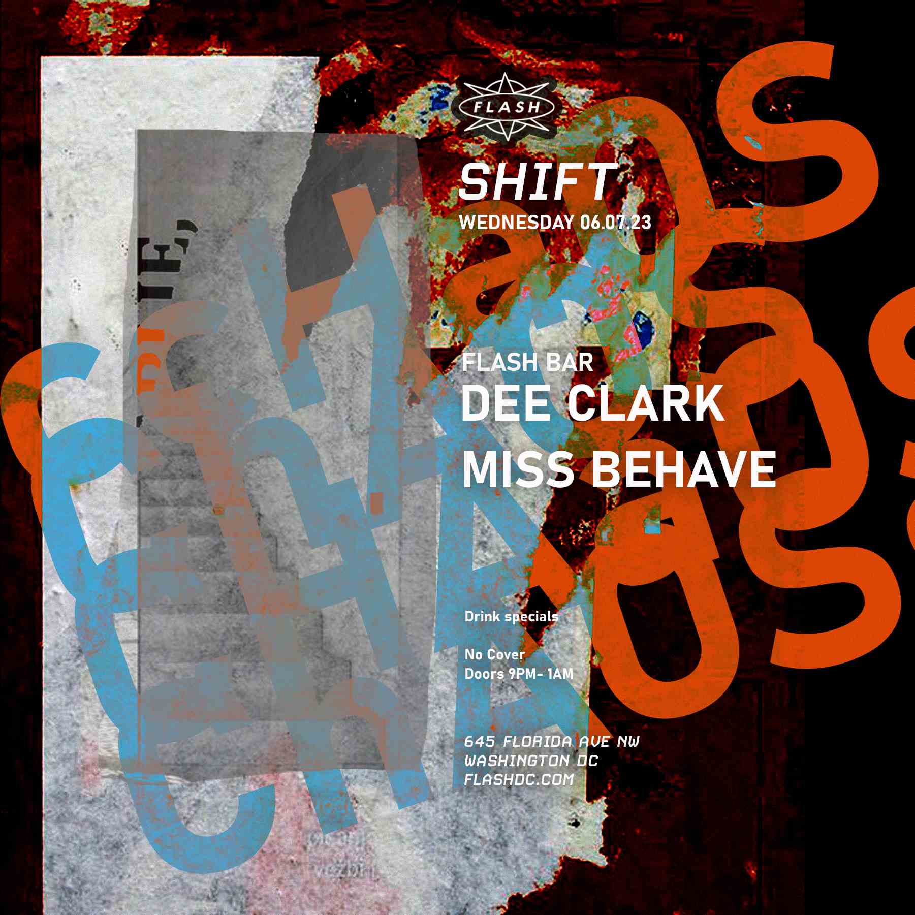 Event image for SHIFT: Dee Clark - Miss Behave