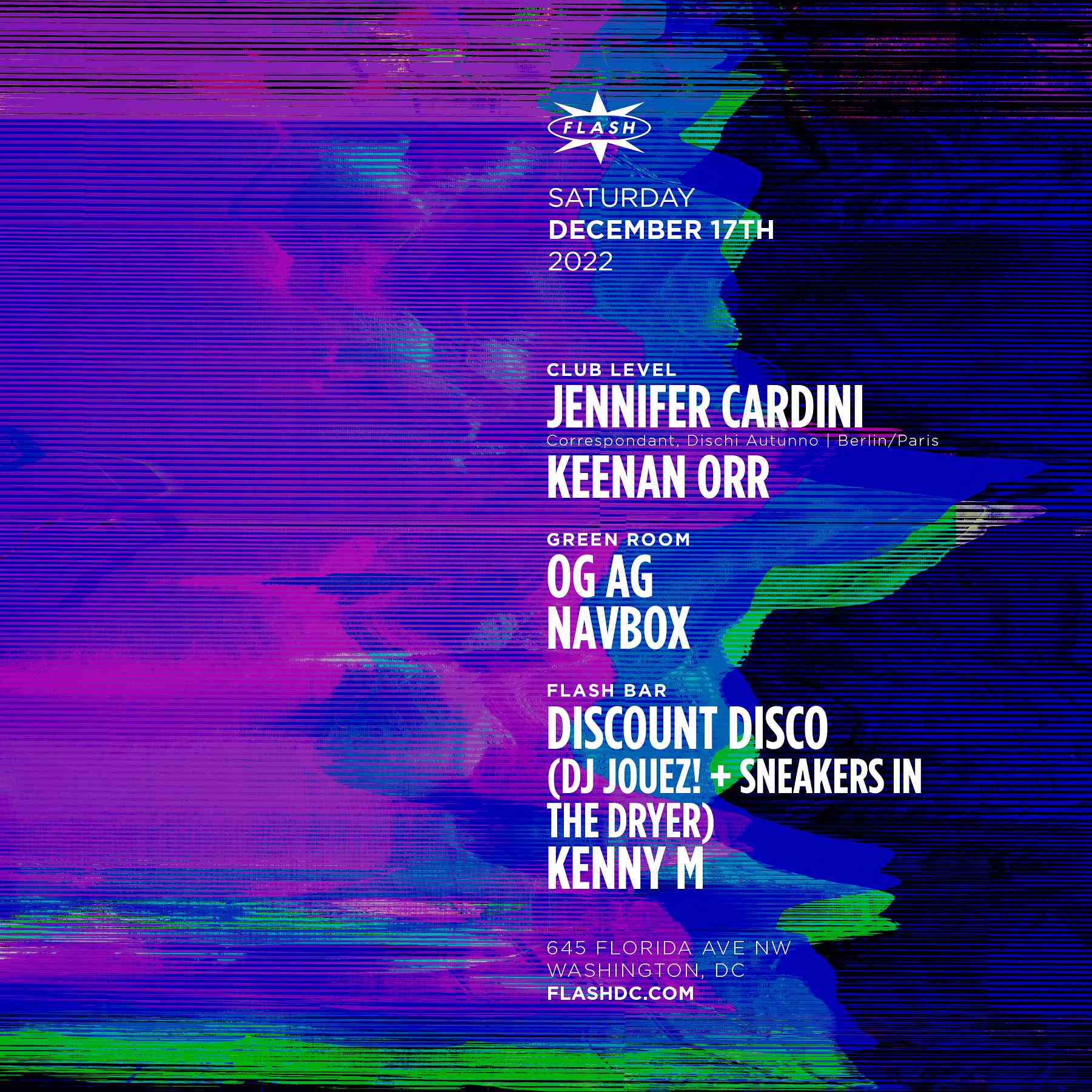 Event image for Jennifer Cardini - Keenan Orr - OG AG - Navbox - Discount Disco - Kenny M
