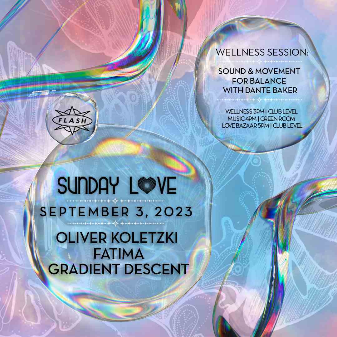 Sunday Love: Oliver Koletzki - Fátima - Gradient Descent event flyer