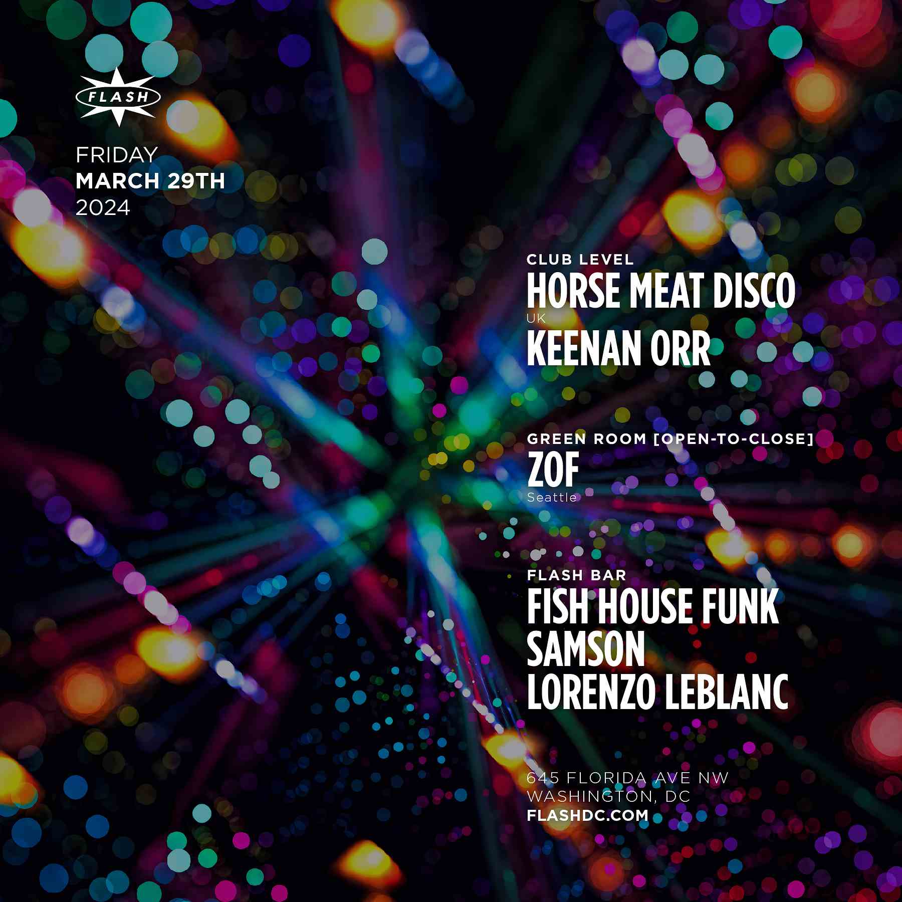 Horse Meat Disco event flyer