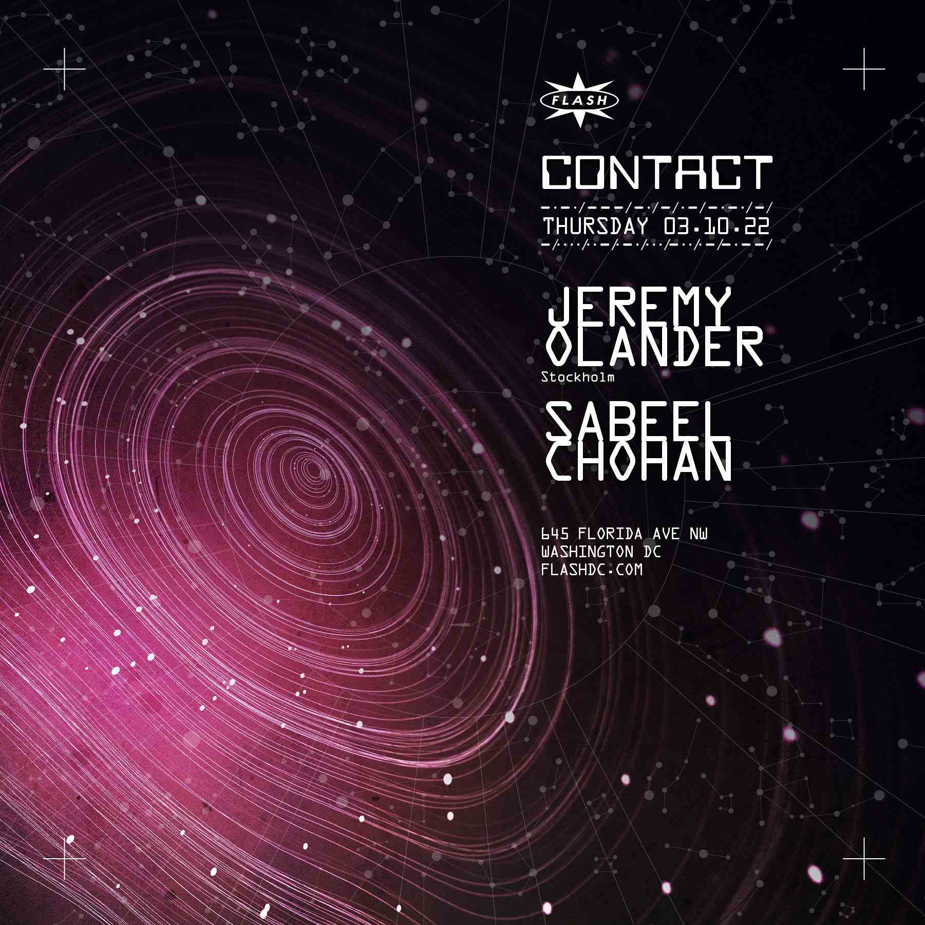 Event image for CONTACT: Jeremy Olander