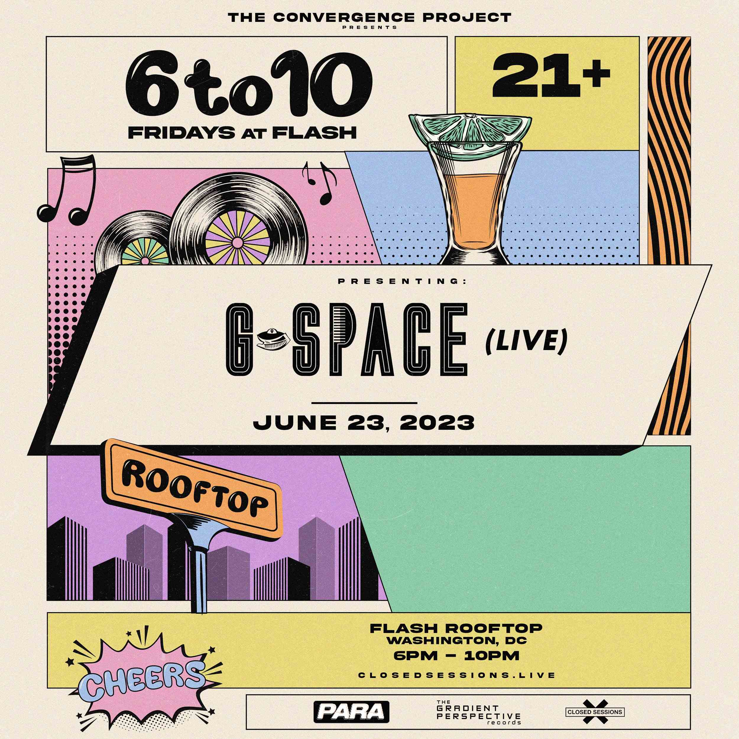 Fridays at Flash: G-Space LIVE (early show) event flyer