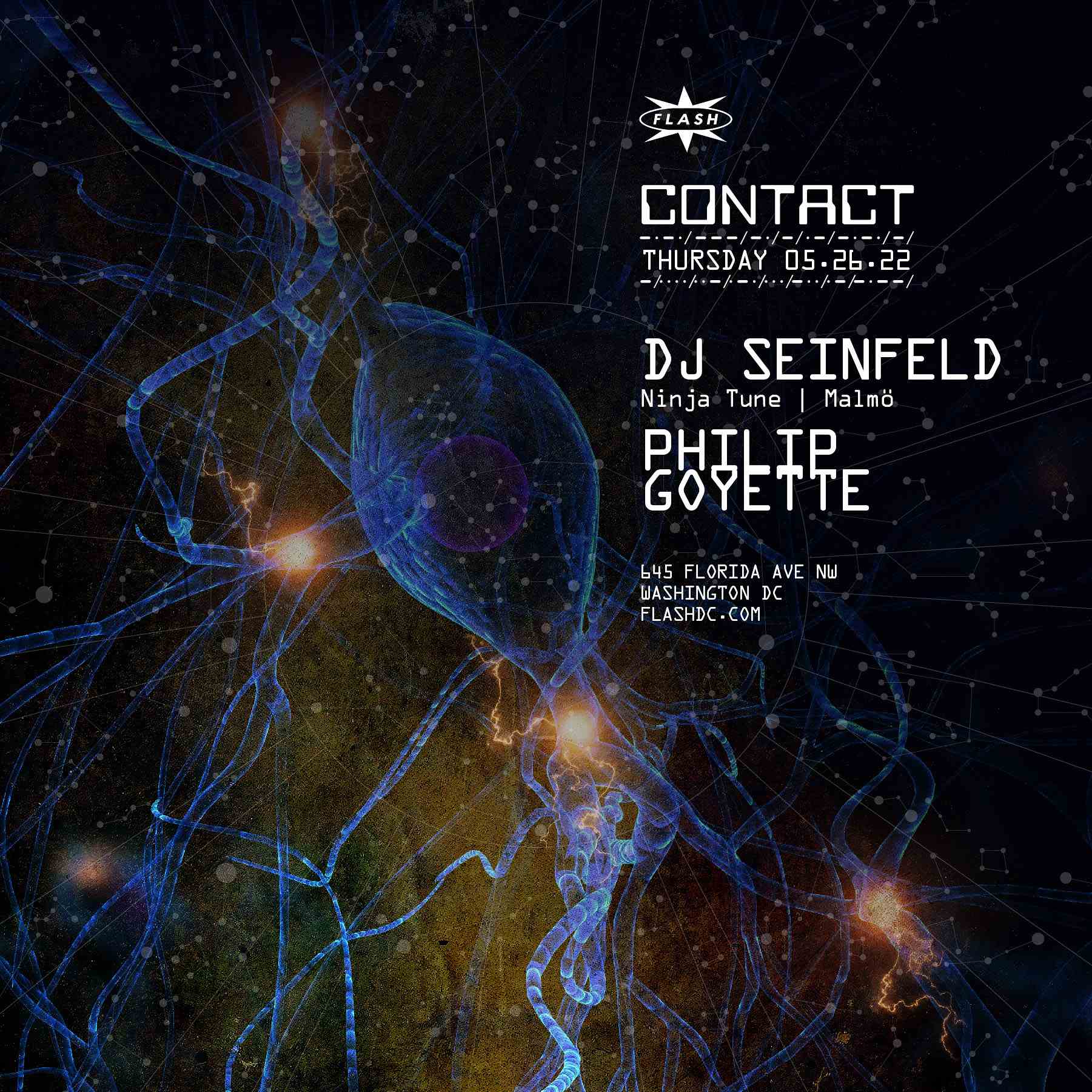 Event image for CONTACT: DJ Seinfeld - Phillip Goyette
